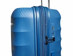 Валіза дорожня Гігант (XL) Поліпропілен Airtex 242 115л 76,5x52,5x33см Синій (Blue) - мініатюра 6