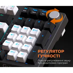Клавіатура GamePro MK170B Red Switch Black [121468] - мініатюра 7