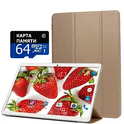 Планшет-телефон Adronix MT116 2GB RAM Gold + Чохол-книжка + Карта пам'яті 64GB - мініатюра 2
