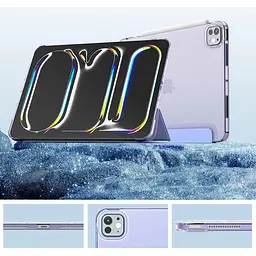 Чохол-книжка BeCover Tri Fold Hard для Apple iPad Pro 11" M4 2024 Purple (711729) - мініатюра 2