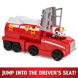 Великий рятувальний автомобіль-трансформер Spin Master Paw Patrol з водієм Маршал (SM17776/6172) - мініатюра 8
