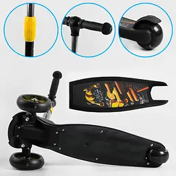 Самокат Best Scooter 25х55х58-71.5 см Різнокольоровий 000231713 - мініатюра 4