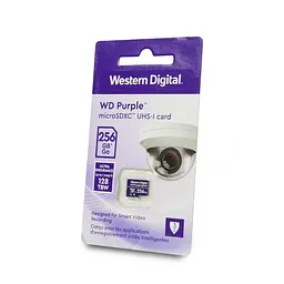 Карта пам'яті Western Digital MICRO SDXC 256GB UHS-I WDD256G1P0C WDC спеціалізована для відеоспостереження - мініатюра 2