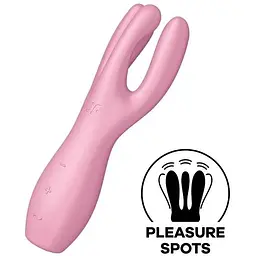 Кліторальний вібратор Satisfyer Threesome 3 з трьома пальчиками. - мініатюра 2
