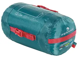 Спальний мішок Ferrino Lightec 700 SQ/+20°C Green Left (86154NVVS) - мініатюра 2