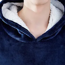 Плед-худі з капюшоном Pleid Hoodie Blue - мініатюра 2
