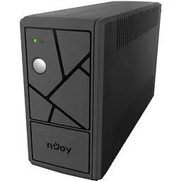 Джерело безперебійного живлення NJOY Keen 600 (UPLI-LI060KU-CG01B) Lin.int., AVR, 2 x евро, USB, пластик - мініатюра 4