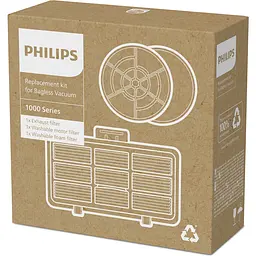 Набір фільтрів Philips для безмішкового пилососа (XV1210/01)