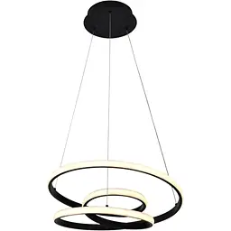 Світильник стельовий Miorro LED Lamantino з пультом ДУ та APP 80W 450х250 мм чорний (51-313-019) - мініатюра 3