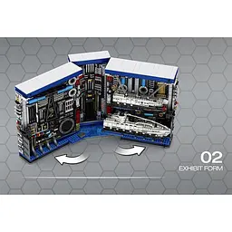 Конструктор Reobrix Submarine Factory 3D-книжка на полицю (66038) [160321] - мініатюра 4