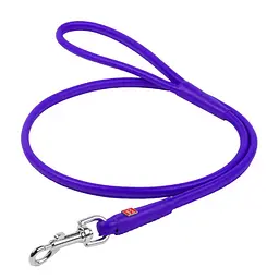 Повідець для собак шкіряний Waudog Glamour круглий XS Д 8 мм Дл 122 см (4820152561589)