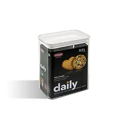 Прямокутна ємність для зберігання продуктів Daily 2,2л біла (57502) - мініатюра 2