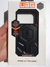Чохол протиударний UAG Monarch Pro MagSafe для iPhone 17 Pro Carbon Fiber 114513119042 - мініатюра 4
