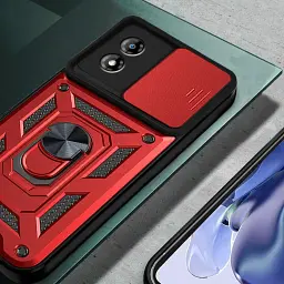 Панель BeCover Military для Motorola Moto E13 Red (709104) - мініатюра 3