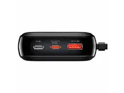 Портативна батарея Baseus Power Bank Qpow USB+TypeC PD3.0 QC3.0 Lightning 20000mAh Black - мініатюра 5