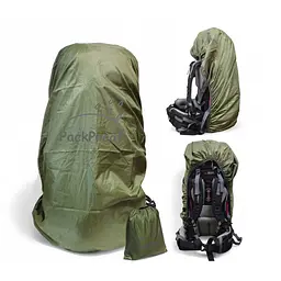 чохол для рюкзака 80 л PackProof зі стропою олива - мініатюра 2