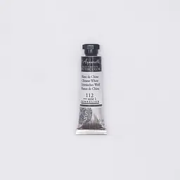 Акварельна фарба Sennelier L'Aquarelle, 10 мл, S1, Китайський білий (Chinese White)