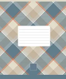 Зошит загальний Школярик Plaid pattern у лінію 24 аркушів 25 шт. (024-3345L) - мініатюра 3