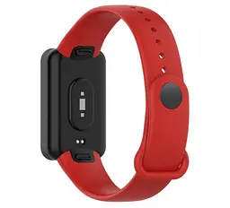 Силіконовий ремінець Primo для фітнес браслета Xiaomi Redmi Smart Band Pro (M2101B1/BHR5501GL) Red - мініатюра 2