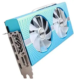 Відеокарта Sapphire AMD Radeon RX 580 8Gb Special Edition METAL BLUE NITRO+ (11265-21) (GDDR5, 256 bit, PCI-E 3.0 x16) Б/в - мініатюра 6