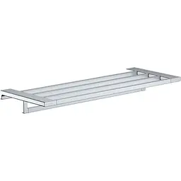 Полиця з тримачем для рушників Hansgrohe AddStoris 63.0/64.8 x 24.8 см Chrome 41751000, Хром