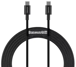 Кабель Baseus Superior Series Fast Charging Cable Type-C to Type-C 100W 1m CATYS-B01 Black