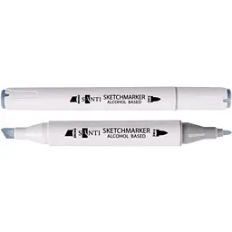 Набір спиртових маркерів Santi Professional SA-BG3 синьо-сірий 6 шт. (390829)