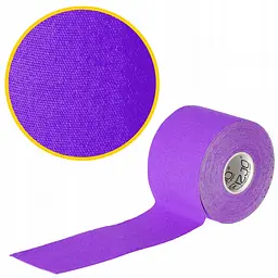 Стрічка кінезіологічна (кінезіо тейп) 4FIZJO 5 см x 5 м 4FJ0626 Violet (P-5907739318817) - мініатюра 3