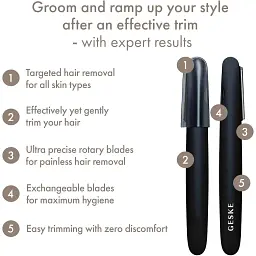 Тример для тіла GESKE Precision Trimmer 4in1 Black (HB0449) [132060] - мініатюра 8