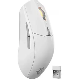 Миша SteelSeries Rival 3 Gen 2 Wireless White (62524) [137960] - мініатюра 4