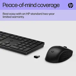 Комплект (Клавіатура та Миша) HP 650 WL EN/UK Black - мініатюра 6