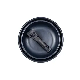 Набір сковорідок зі знімною ручкою Bergner Click & cook 22/26 см чорний (BG-31605-BK) - мініатюра 7