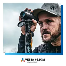 Монокуляр Vanguard Vesta 8x32 WP (Vesta 8320M), Чорний - мініатюра 33