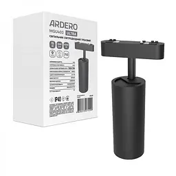 Світлодіодний магнітний трековий світильник Ardero MGU403 Ultra 15W 4000К чорний (80129)