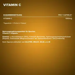 Вітамін IronMaxx Vitamin C 1000 мг 100 капсул - мініатюра 5