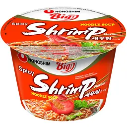 Локшина Nongshim Рамен Зі смаком креветки боул 115 г 