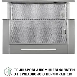 Витяжка телескопічна Perfelli Iseo 6PWX Inox - мініатюра 9