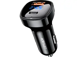 Автомобільний зарядний пристрій Acefast B4 Fast Charge Car Charger 66 W Black (AFB4B)
