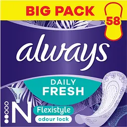 Щоденні прокладки Always Daily Fresh Normal Нейтралізація запаху 58 шт. - мініатюра 2