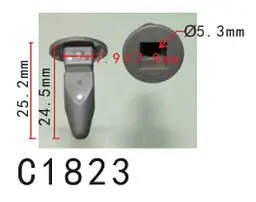 Кліпса втулка Volkswagen, Audi (357868143, 357868143, 14253) (C1823)