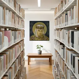 Інтер'єрна картина Княгиня Ольга, Бруні Микола, Україна, історія, інтер'єрний декор, 60×60 см (id6986) - мініатюра 4