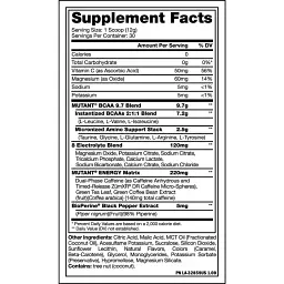Амінокислота Mutant BCAA Energy Персик 780 г - мініатюра 2