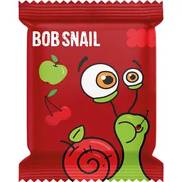 Уцінка. Фруктові яблучно-вишневі цукерки Bob Snail Roll 100 г (10 шт. х 10 г) - мініатюра 2