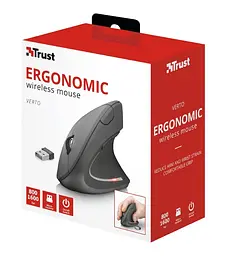 Комп'ютерна миша Trust Verto Ergonomic WL чорний teh0014063 - мініатюра 8