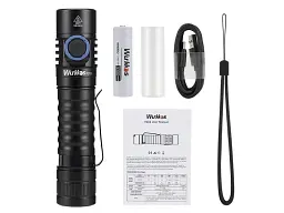 Ліхтар ручний FC11 з магнітом та акумулятором на 3000mAh 1300LM 5000K 18650 USB Type-C Чорний - мініатюра 3