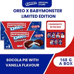 Шоколадні тістечка Oreo Socola Pie BabyMonster Chocolate Vanilla Cream 168г - мініатюра 2