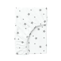 Набір простирадл на резинці Cosas ROSE DOTS/ GREY STARS 160х200х20 см (Set_DropRose_StarGrey_160x200_2) - мініатюра 4