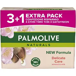 Уцінка. Мило Palmolive Naturals 3+1 Мигдальне Молочко 90 г 
