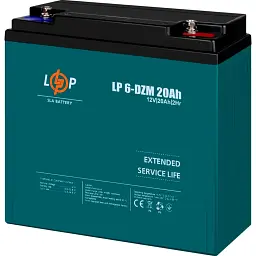 Акумулятор LogicPower AGM 6-DZM 12V (12V/20Ah/240Wh) (5438) [109284] - мініатюра 4