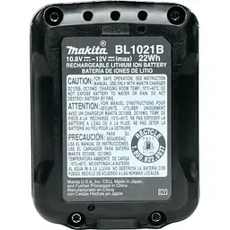 Акумулятор для продукції Makita CXT BL1021B, 12 В, 2 А⋅год (632F59-1) - мініатюра 6